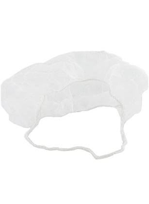CaluGuard Basic 100 baardmasker wit non woven met elastiek 100st
