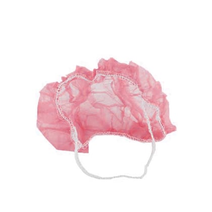 CaluGuard Basic 100 baardmasker rood non woven met elastiek 100st