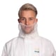 CaluGuard Comfort 100 baardmasker wit micro nylon met oorlus 100st