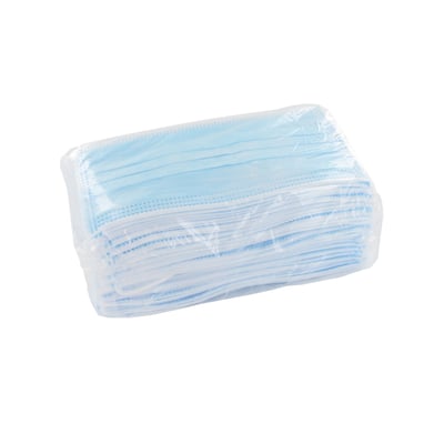 Medisch mondmasker EN14683 II met oorlus en  neusclip 3lgs