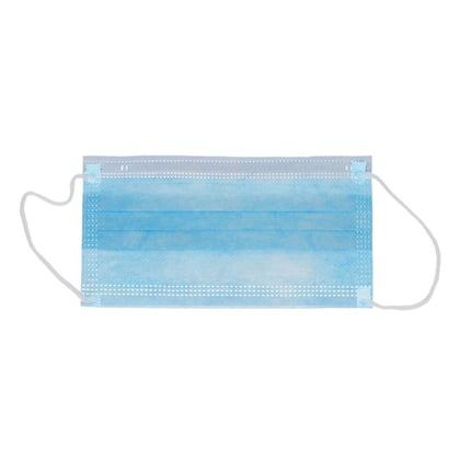 CaluGuard Food mondmasker met oorlus en neusclip 3-laags blauw