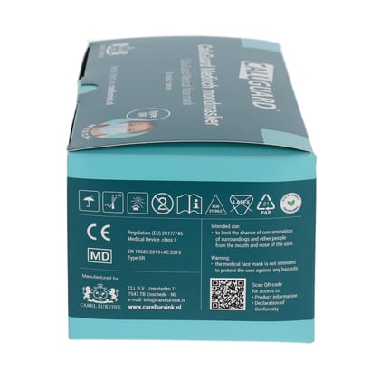 CaluGuard Medisch mondmasker type IIR 50st