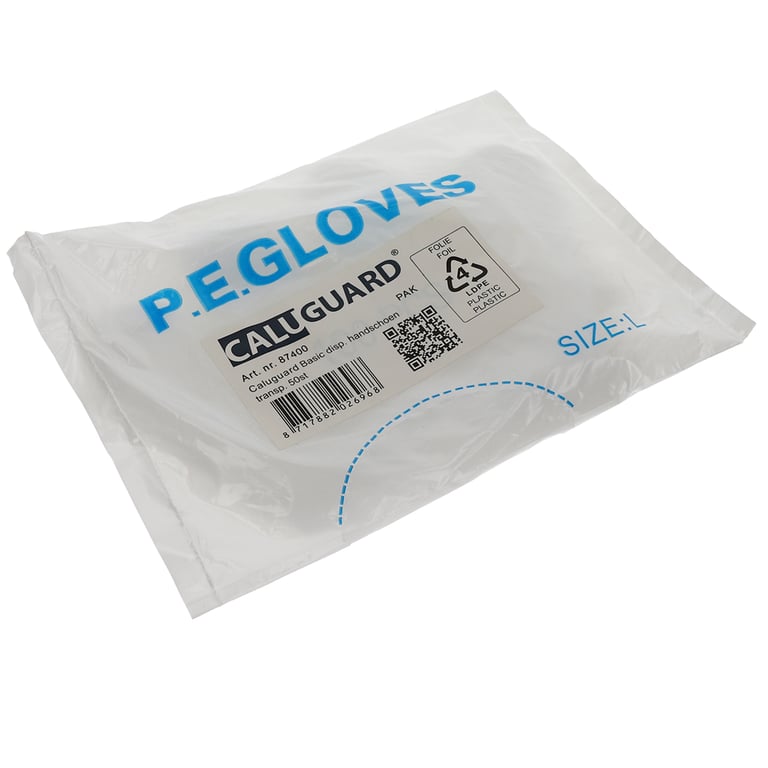 CaluGuard Basic disposable handschoenen transparant