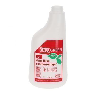 CaluGreen ECO S1 sanitair sproeiflacon leeg 600ml  