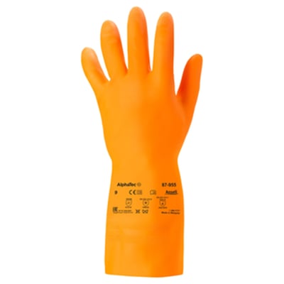 Ansell AlphaTec 87-955 werkhandschoen latex ongevoerd maat 7,5