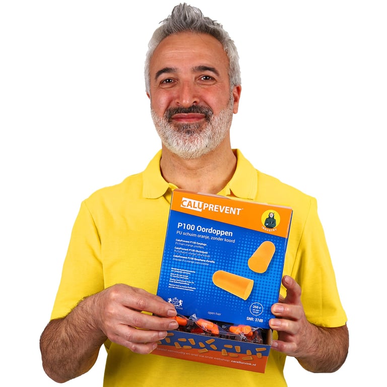 CaluPrevent P100 oordoppen PU schuim oranje