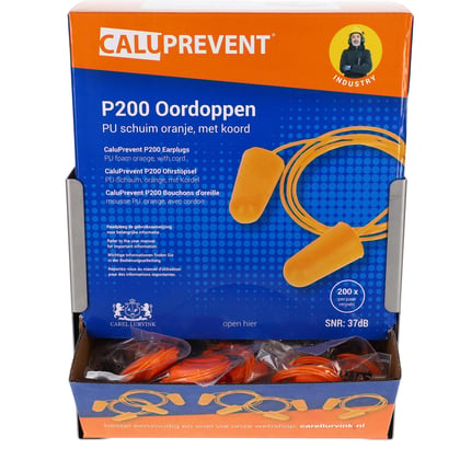 RVS wandhouder voor dispenserdoos  CaluPrevent-/ CaluDetect oordopjes