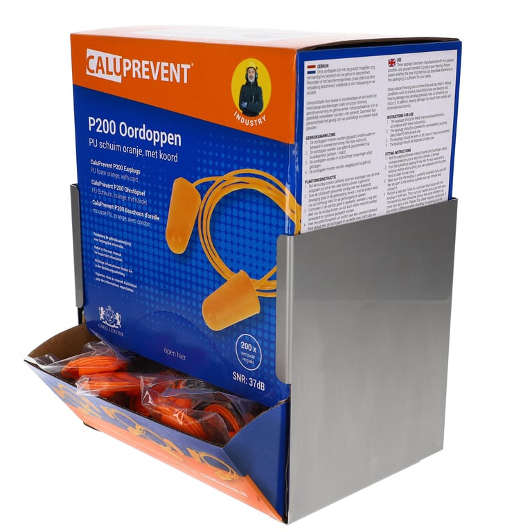 Wandhouder voor dispenserdoos CaluPrevent-/ CaluDetect oordopjes