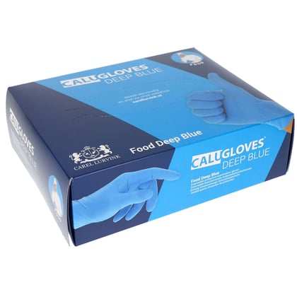CaluGloves Food Deep Blue nitril disposable handschoenen 200 stuks