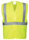 Portwest Hi-Vis zichtbaarheidsvest 100% polyester geel maat 2XL/3XL