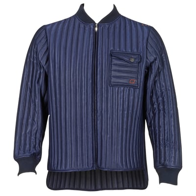 Thermojack lange mouw marine maat S 