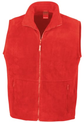 Result fleece bodywarmer rood