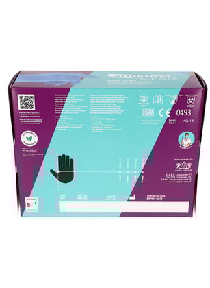 CaluGloves Medical True Blue nitrile disposable handschoen 200 stuks
