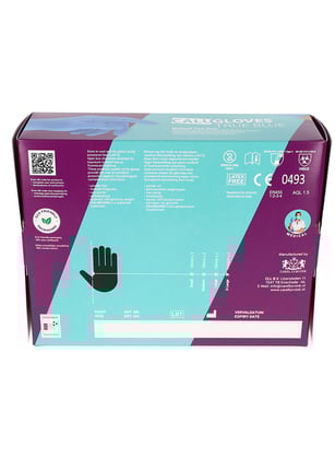 CaluGloves Medical True Blue nitrile disposable handschoen 200 stuks
