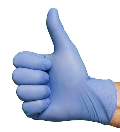 CaluGloves Food Ocean Blue nitrile disposable handschoenen 200 stuks