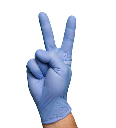 CaluGloves Medical Ocean Blue nitrile disposable handschoenen 200 stuks