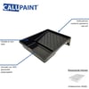 CaluPaint medium verfbak zwart 26x32cm 