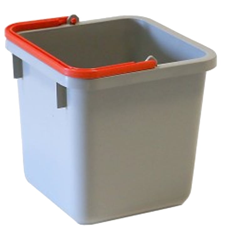 Numatic emmer grijs met hendel rood 5ltr