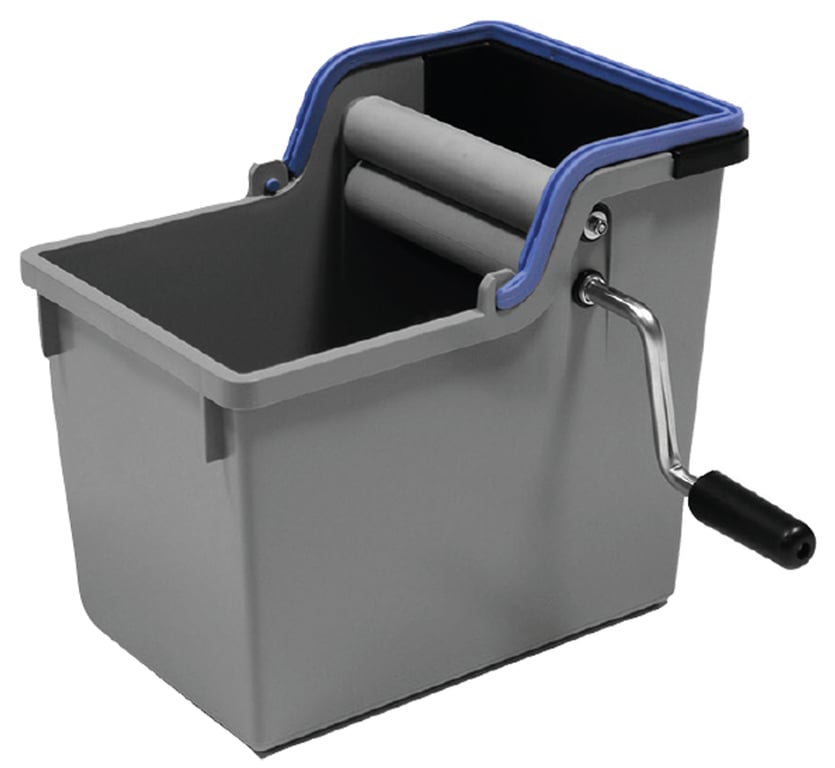 Numatic rolpers emmer grijs met blauwe hendel