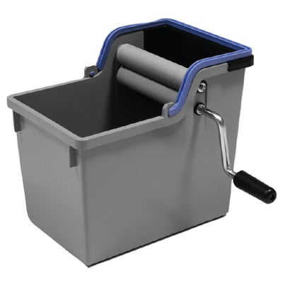 Numatic rolpers emmer grijs met blauwe hendel 