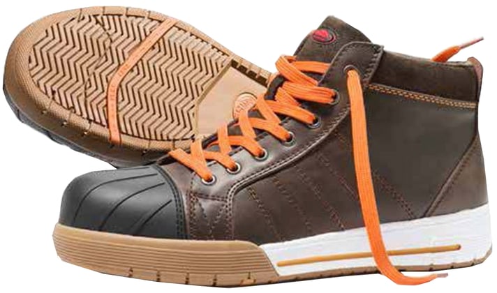 Bata Bickz 732 S3 veiligheidsschoen hoog bruin 