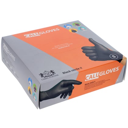 CaluGloves Black Nitrile II disposable handschoenen 200stuks