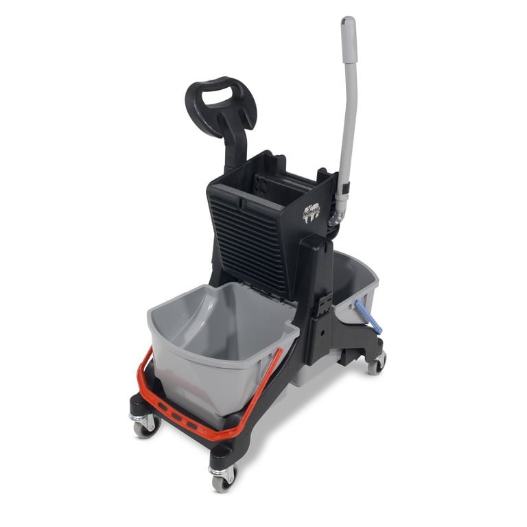 Numatic MMT1616B mopwagen met pers en dubbele emmer 16ltr