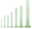 Maatbeker op voet PP cylindervorm