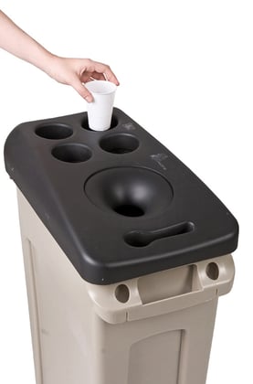 Rubbermaid Slim Jim cup'n stack deksel