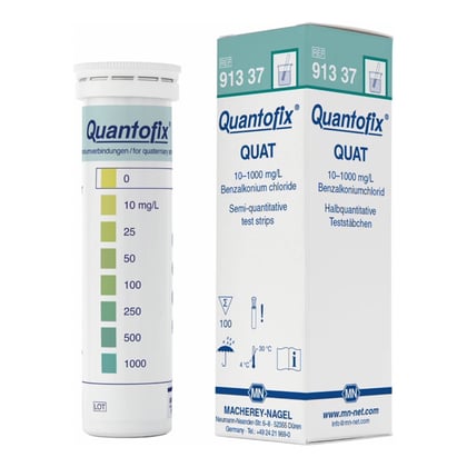 Quantofix Quat controlestrips 10-1000mg/l 100st