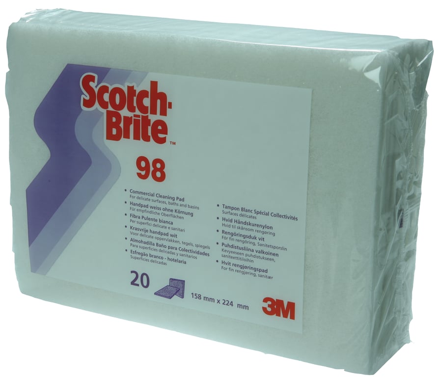 3M Scotch-Brite krasvrije Pad wit 158x224mm