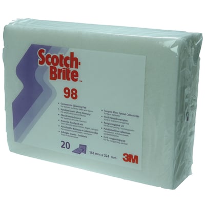 3M Scotch-Brite krasvrije Pad wit 158x224mm