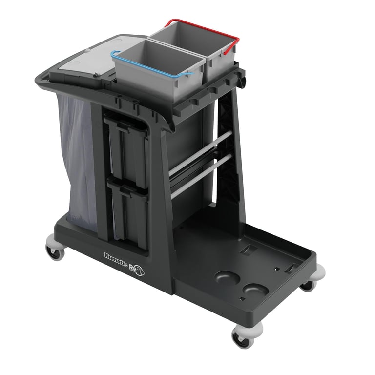 Numatic werkwagen ReFlo ECO-Matic EM5 met 2 x 10ltr emmers