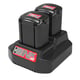 Numatic batterijlader met kabel t.b.v. 2x  NX300 