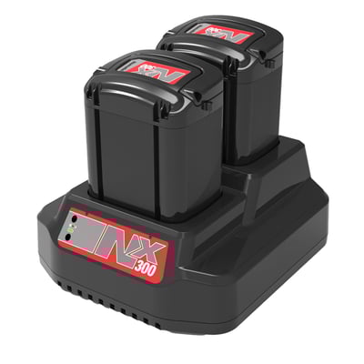 Numatic batterijlader met kabel t.b.v. 2x  NX300 