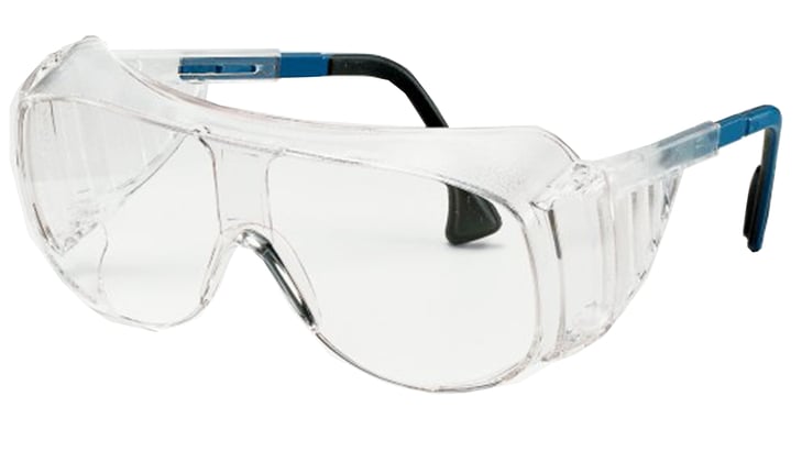 Uvex 9161-006 overzetbril ongecoat transparant