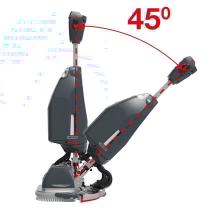 Numatic 244NX compacte schrob-zuigmachine exclusief batterij