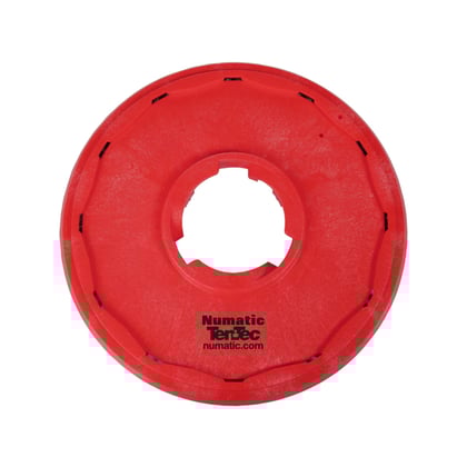 Numatic Ten-Tec schrobborstel rood 220mm