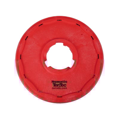 Numatic Ten-Tec schrobborstel rood 220mm