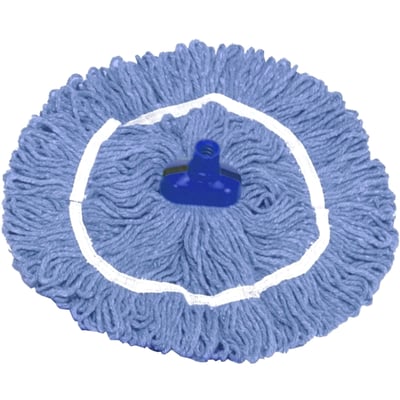 Interchange midimop blauw 340gr