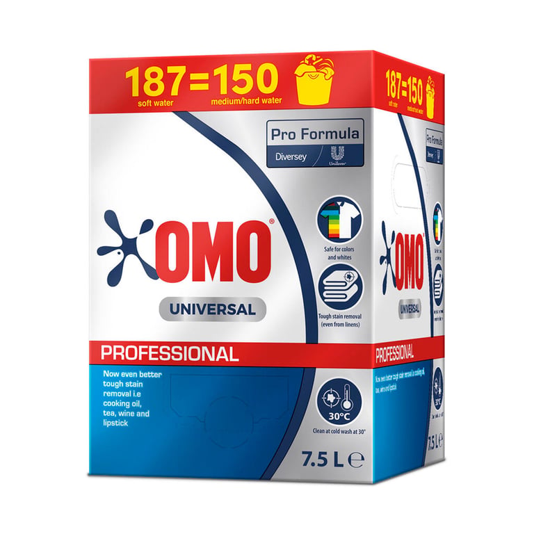 Omo Pro Universal vloeibaar wasmiddel kleur 7,5ltr 150 wasbeurten