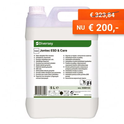 Taski Jontec ESD & Care 5ltr statisch-dissipatieve vloeremulsie