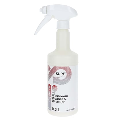 Sure Washroom cleaner & descaler, schuimflacon  inclusief triggers