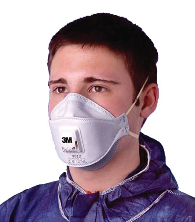 3M fijnstofmasker 9312 FFP1 + uitademventiel