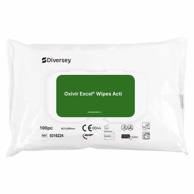 Oxivir Excel Wipe Acti reinigings- en desinfectiedoekjes 100st