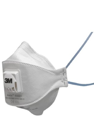 3M stofmasker 9322 FFP2 met uitademventiel