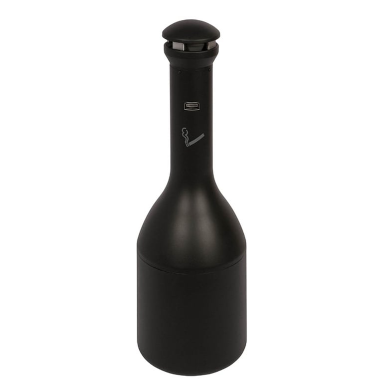 Asbak staand Genie Infinity zwart