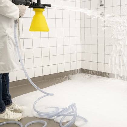 Vikan koudwater slangenset 15mtr transparant