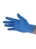 Latex handschoenen blauw gepoederd 100st 