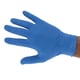 Latex handschoenen blauw gepoederd 100st 